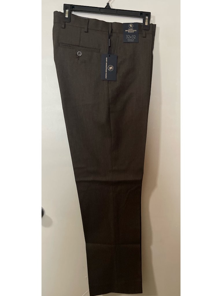 Nwt Mens Hart Schaffer Marx Dress Pants Size 32x32